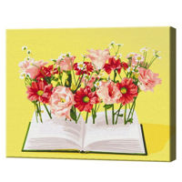 Tablou pe numere BrushMe BS53995 Pictura pe numere 40x50cm Eco Cartea in limba materna