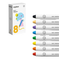 Set de creație Mideer MD4254 Set de creioane de ceară, 8 culori