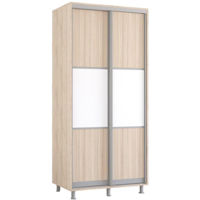 Dulap Mobildor-Lux Aron cu uși glisante orizontal (100x60x220H cm) Sonoma