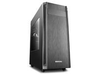 Case ATX Deepcool D-SHIELD V2, w/o PSU, 1x120mm, Magnetic dust filter, Cable Managem, USB3.0, Black