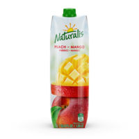 Naturalis напиток персик-манго 1 Л