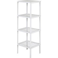 Этажерка Axentia 134869 bambus 4 niveluri alb