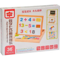 Набор для творчества miscellaneous 11407 Tabla din lemn cu magneti Matematica 188101