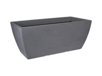 Ghiveci pentru flori din plastic "Trunchi de piramida" 80X40cm, H34cm