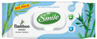 Şerveţele umede cu extract de bambus Smile, 120 buc.