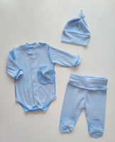 Set Pampy (0-1 luni) Blue