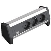 Удлинитель электрический BACHMANN 339.1002 Modul desk 3xSchuko negru