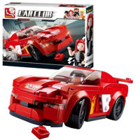 Конструктор Sluban B0633D Set de construcție Mașină de curse Pasărea, 163elem.