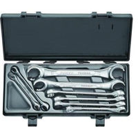 Ключ гаечный Force 5082 Набор ключей разрезных 8 пр. (8-32 мм)