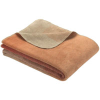 Домашний текстиль Ibena 1250/330 Jacquard Decke Toronto Rust brown/brown