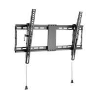 Wall Mount  Gembird "WM-80T-01" Black 37"-80", 70kg, VESA:up 600x400, Wall dist:49mm, +3° ~ -12°