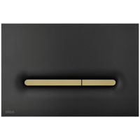 Кнопка смыва Alcaplast M1878-7 пластик черный/золотой мат