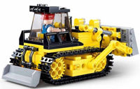 Конструктор Sluban B0802 Buldozer, 231 elem.