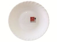 Тарелка 20cm десертная Prima, белая, стеклокерамика