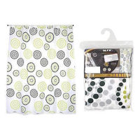 Занавеска для ванной MSV 49370 Dots 180X200cm, MSV Premium