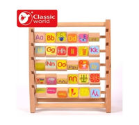 Abacus-alfabet din lemn Classic World 3539