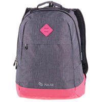 Rucsac pentru copii Pulse 122251 BICOLOR, 46x32x15 cm, gri deschis gri-roz