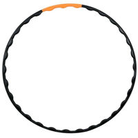 Echipament sportiv inSPORTline 2983 Cerc hoola hoop d=105 cm 6860 black-orange 385 gr