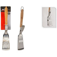 Товар для пикника BBQ 53906 Spatula-cleste 2in1 pentru gratar 40cm, maner din lemn