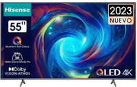 Телевизор 55" QLED SMART TV Hisense 55E7KQ Pro, 3840x2160 4K UHD, VIDAA U7.0, Gray
