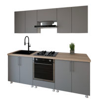 Мебель для кухни Smartex (30101) K3 220сm Grafit