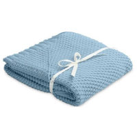 Комплект подушек и одеял Sensillo 43491 Paturica cu gluga bambus 100% cutie cadou Albastra