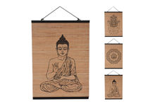 Covoras de perete 68X50cm, desen Buddha, 3 modele