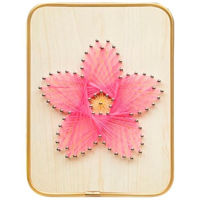 Набор для творчества miscellaneous DHBC28024 Set String Art 15x20 Floare roz