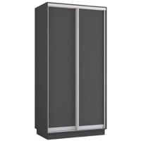 Dulap Mobildor-Lux Fox uși glisante din PAL (100x60x200H cm) Anthracite
