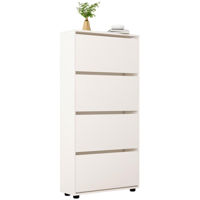 Raft pentru încălțăminte Mobildor-Lux Leo 50x27x164H cm White