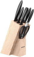 Набор ножей Samura MOJO set 6 cutite, 1 foarfeca, 1 musat, 1 suport (SMJ-0280B)