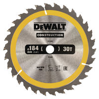 Panza circulara DEWALT 184x16mm 30T DT1940