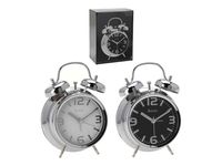 Часы-будильник со светящимся циферблатом 11.8Х5.7Х16cm мет