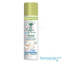 Le Petit Olivier Deo Spray fara gaz lapte de bumbac 75ml