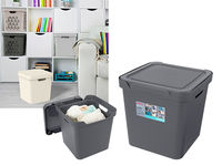 Container cu capac Econova Luxe 18l, 28.6X28.6X28.6cm, sur