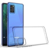 Husă pentru smartphone Screen Geeks Galaxy A31 TPU ultra thin, transparent