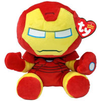 Jucărie de pluș TY TY44005 Iron Man 15/20cm (Beanie Bellies)