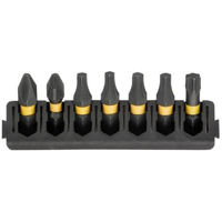 Набор головок, бит, насадок DeWalt DT70810 Set capete de insurubat PH2,PZ2,T20,T25,T30 25mm (P.7)