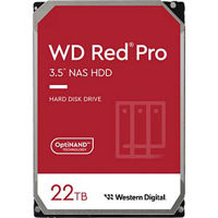 3.5" HDD 22.0TB-SATA-512MB Western Digital  "Red Pro (WD221KFGX)", NAS, CMR