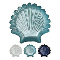 Veselă Excellent Houseware 55104 Platou de servire 18.5cm Scoica, din sticla