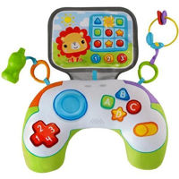 Jucărie de pluș Fisher Price HGB89 Pernă pentru jocuri pe burtică Joystick vesel