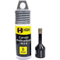 Set de tubulare, bite, duze Haki Carotă diamantată 4656 M14 Ø8mm