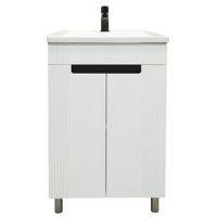 Dulap pentru lavoar Bayro Positano Duo под умыв. Argo 500 белый мат