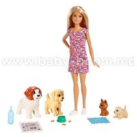 Barbie FXH08 Набор с куклой "Любимые питомцы"
