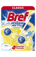 Блок для очищения унитаза Bref Power Aktiv Lemon 50г