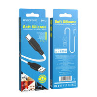 Кабель Borofone BX42 Silicone Type-C (1м) [White]