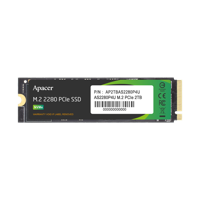 .M.2 NVMe SSD 2.0TB  Apacer AS2280P4U [PCIe 3.0 x4, R/W:3500/3000MB/s, 700/670K IOPS, 1.3PB, 3D TLC]