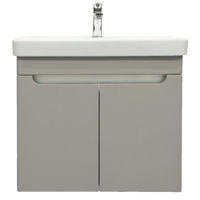 Шкаф под умывальник Bayro подвесной Damat под умыв. Luxor 700 light grey