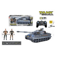 Радиоуправляемая игрушка Richi (31065) Tanc cu radiocomanda cu sunete si lumini, cu incarcator