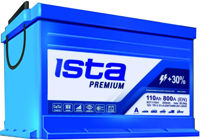 Автомобильный аккумулятор Ista Premium 110AH A1000 (352*175*190)